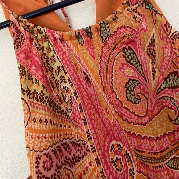 Ann Taylor midi paisley dress - Picture 2 of 5